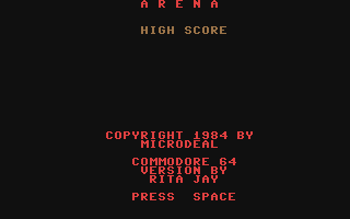 Arena 3000 Title Screen
